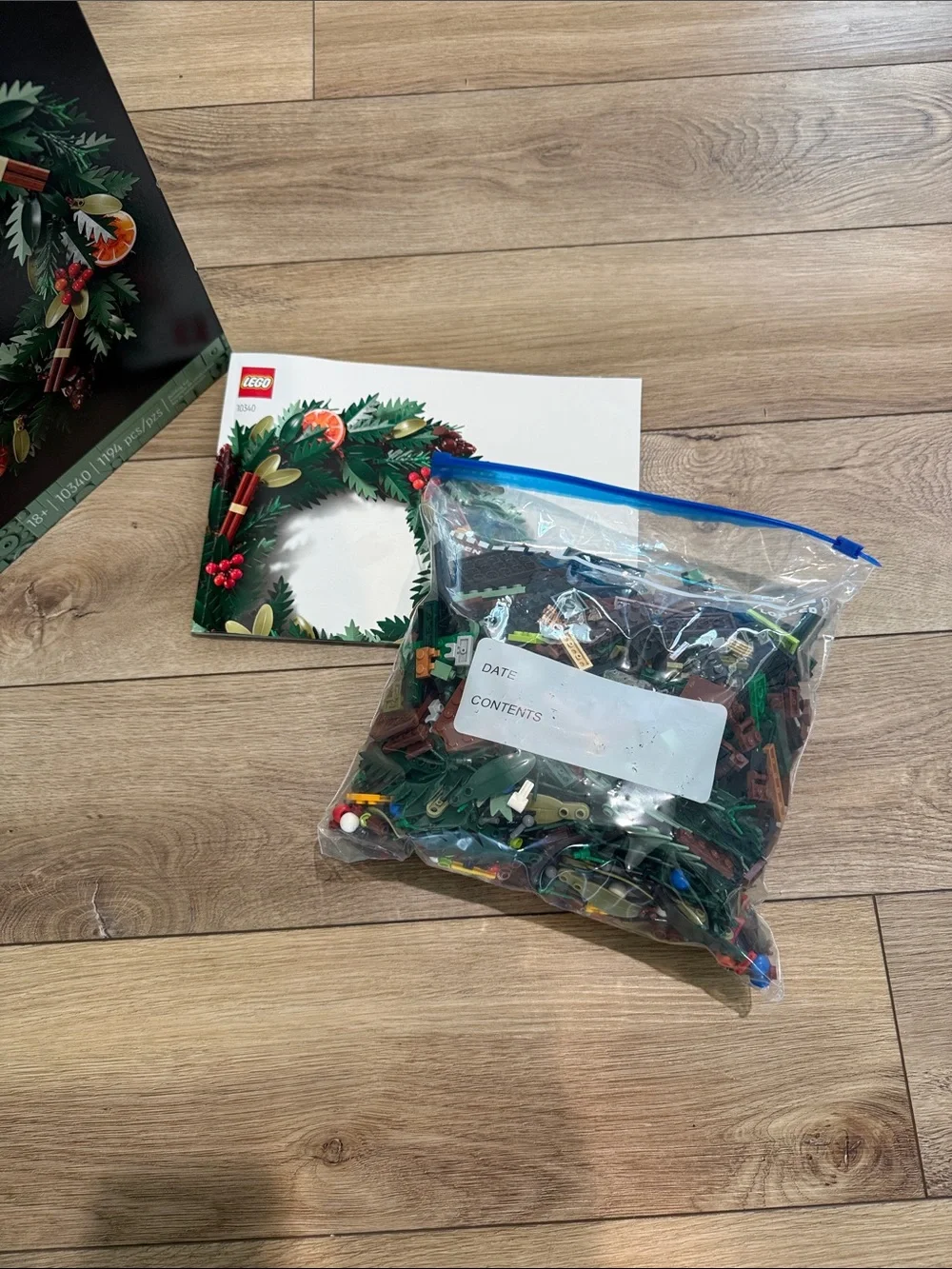 Lego Botanical Holiday Wreath